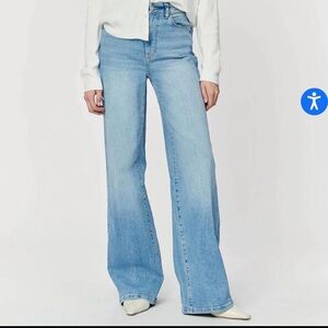Warp + Weft wide leg jeans! Super comfortable and cute!